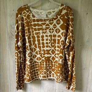 NWOT Garnet Hill Silk Cotton Knit Top Size M